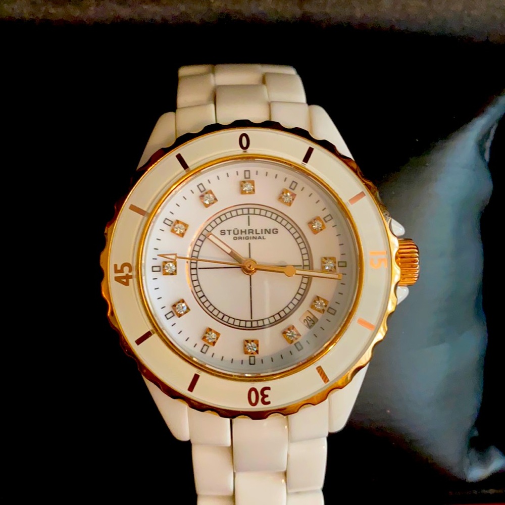 Sturhling Sapphire Ceramika Watch